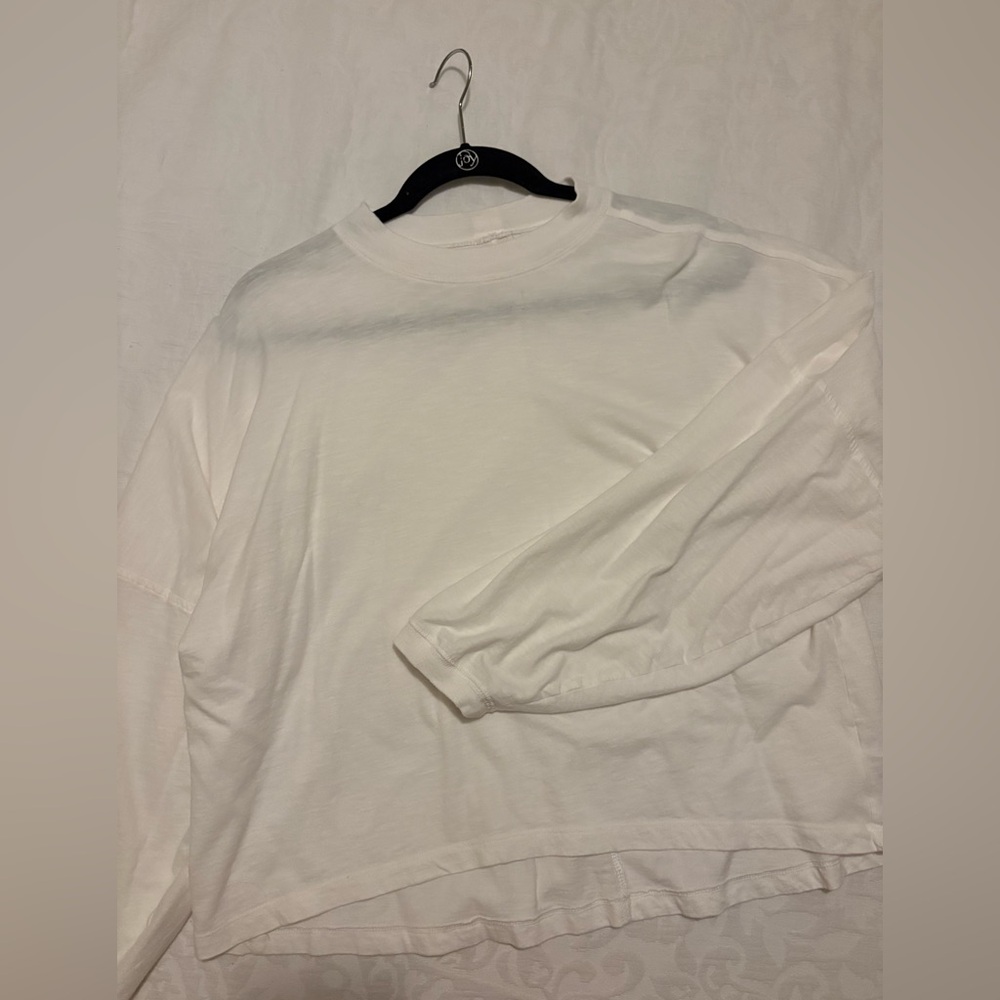 White Long Sleeve Top